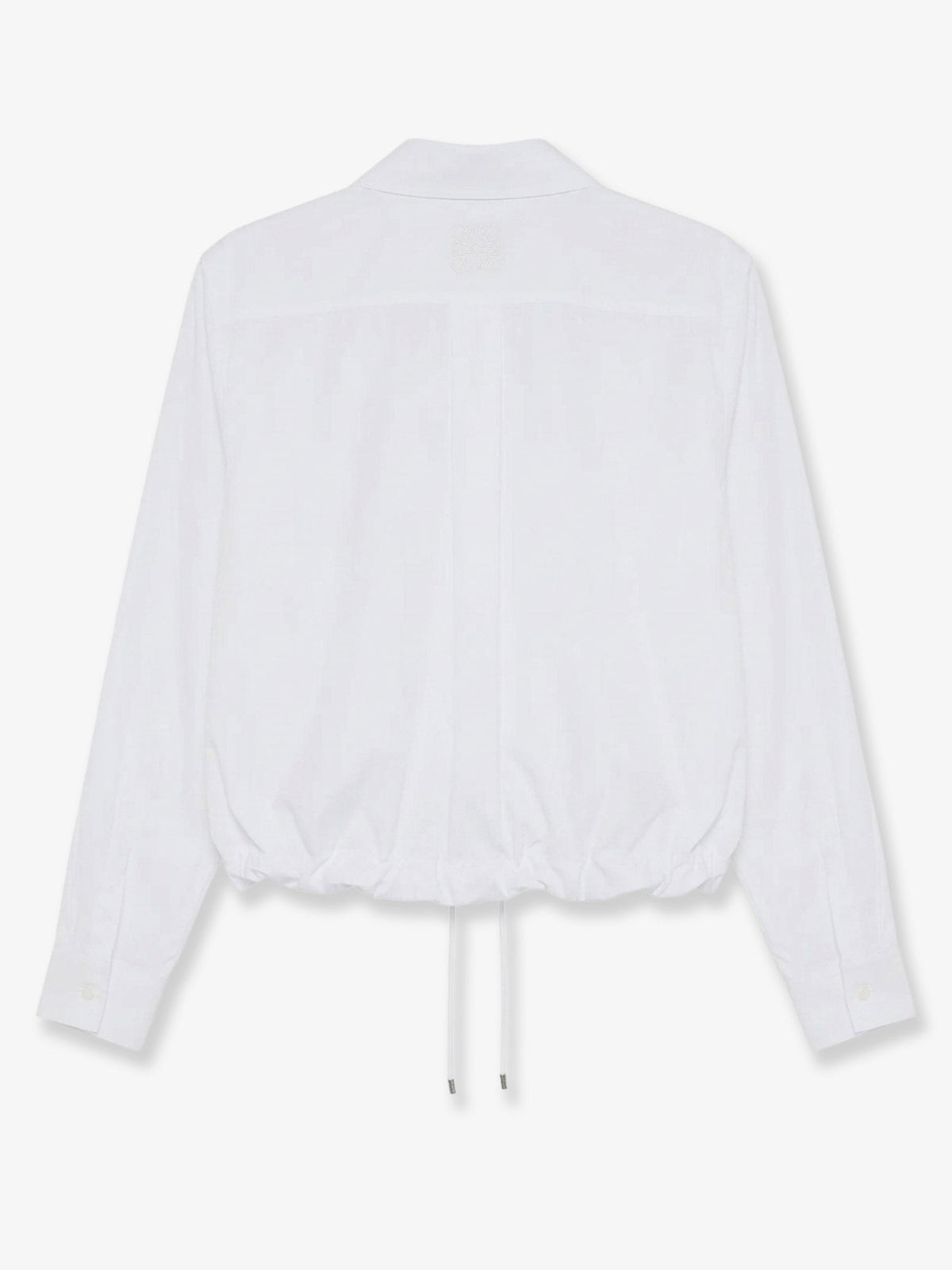 Loewe Cotton shirt with adjustable drawstring - White