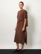 Loewe Viscose blend dress - Darkbrown