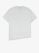 Loewe Asymmetric cotton blend t-shirt - White