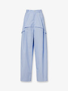 Loewe Paula's Ibiza -triped cotton pajamas trousers - Bluemulticolor