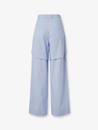 Loewe Paula's Ibiza -triped cotton pajamas trousers - Bluemulticolor