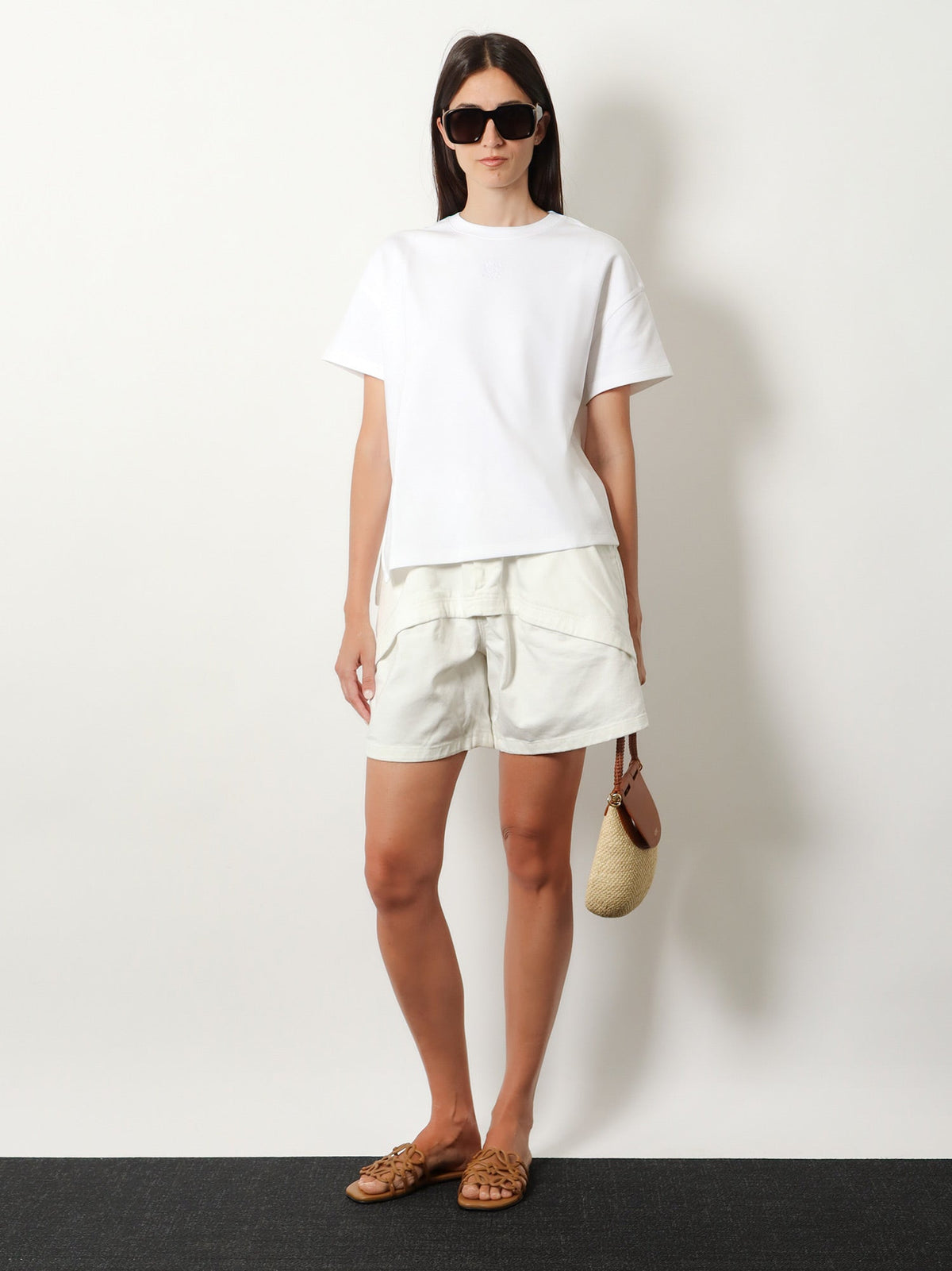 Loewe Paula's Ibiza cotton shorts - White