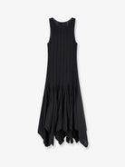 Loewe Paula's Ibiza embroidered cotton long dress - Black