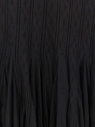 Loewe Paula's Ibiza embroidered cotton long dress - Black