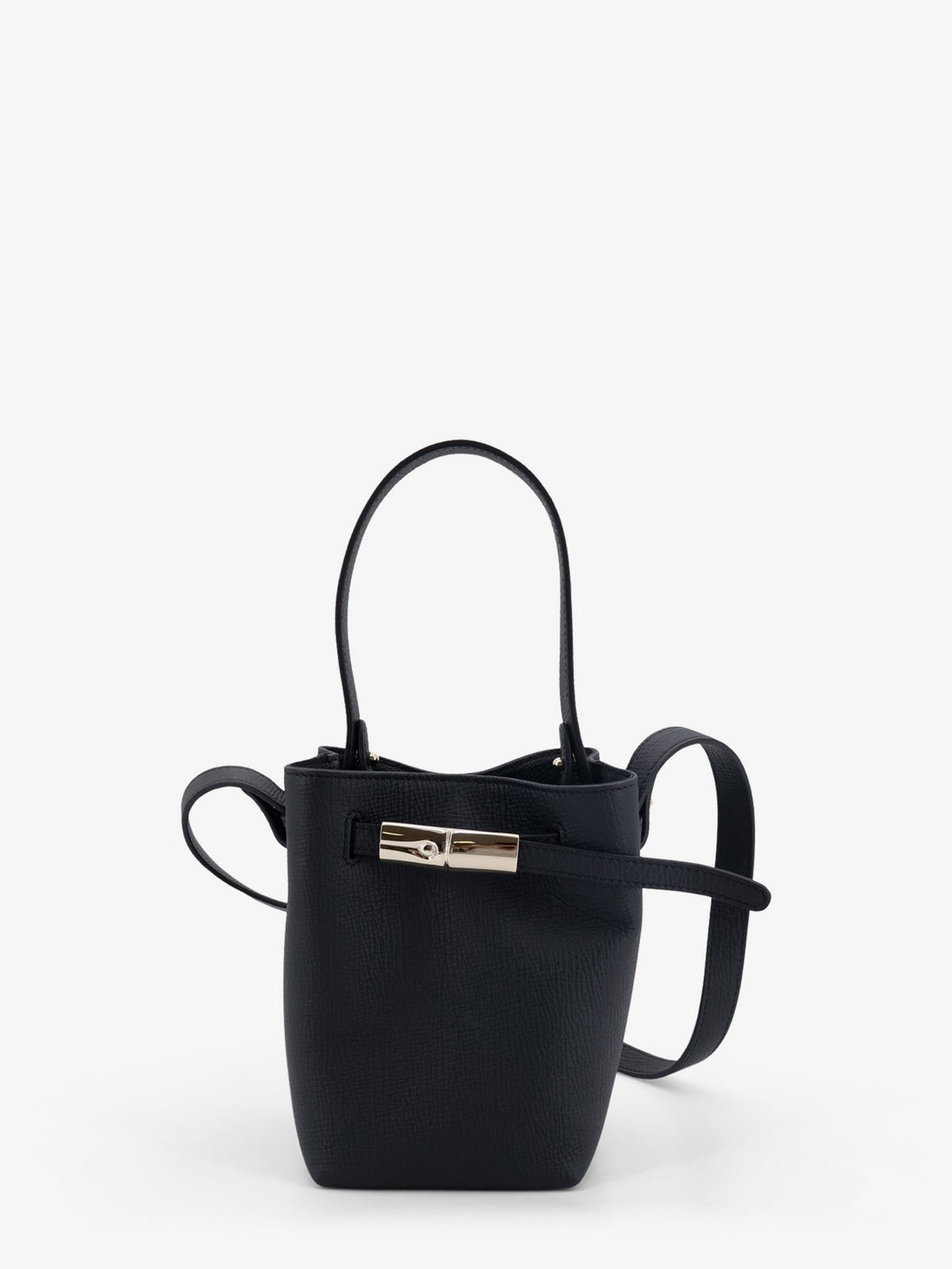 Longchamp Le Smart leather bucket bag - Noir