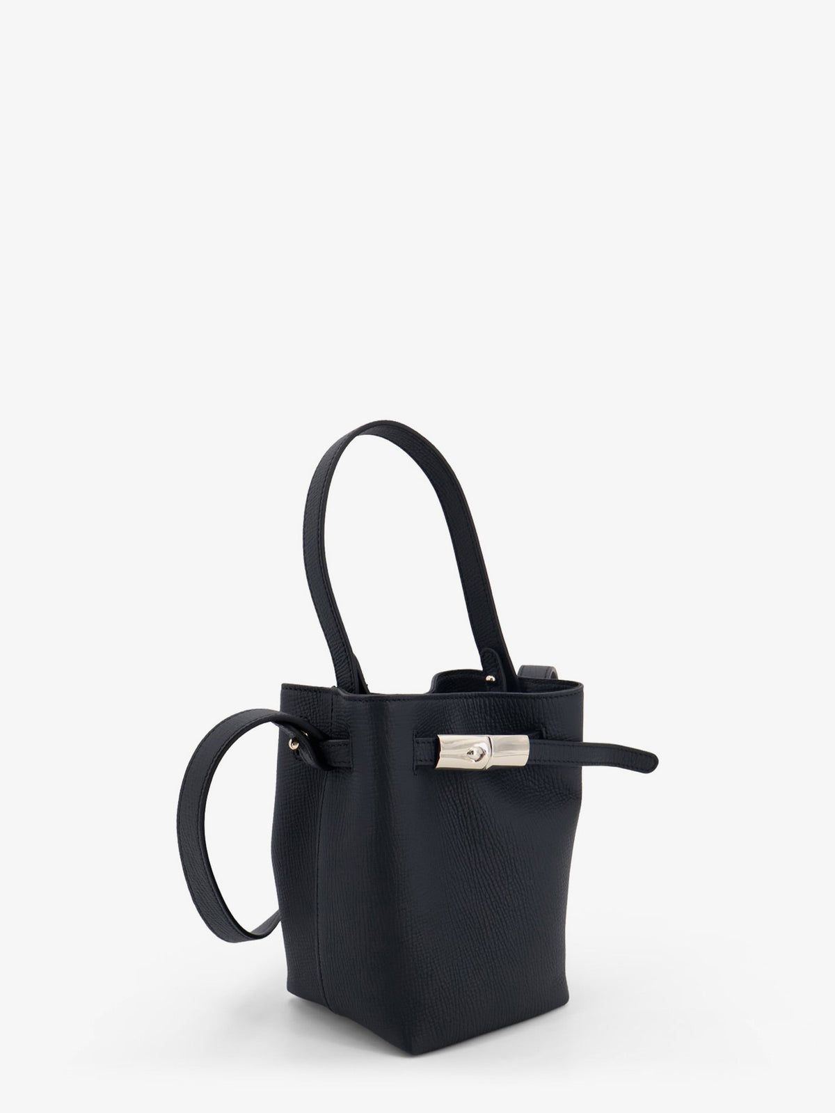 Longchamp Le Smart leather bucket bag - Noir