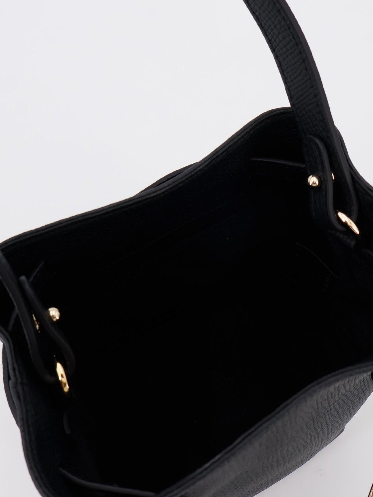 Longchamp Le Smart leather bucket bag - Noir