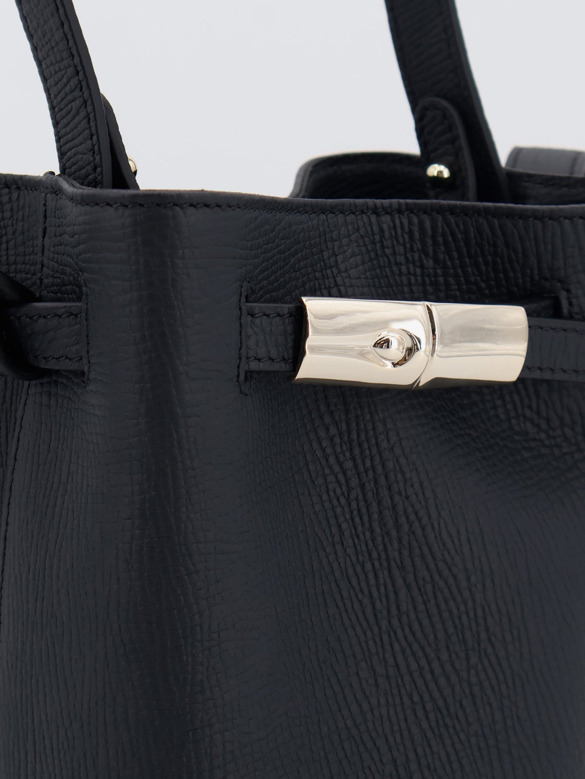 Longchamp Le Smart leather bucket bag - Noir