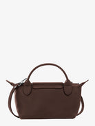 Longchamp Le Pliage Xtra leather shoulder bag - Moka