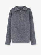Maison Margiela Ribbed linen and wool blend sweater - Brown