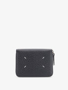 Maison Margiela Four Stitches Small Leather Wallet - Black