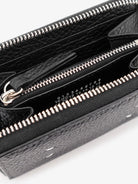 Maison Margiela Four Stitches Small Leather Wallet - Black
