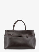 Manu Atelier Le Cambon 35 leather handbag - Bitter Brown