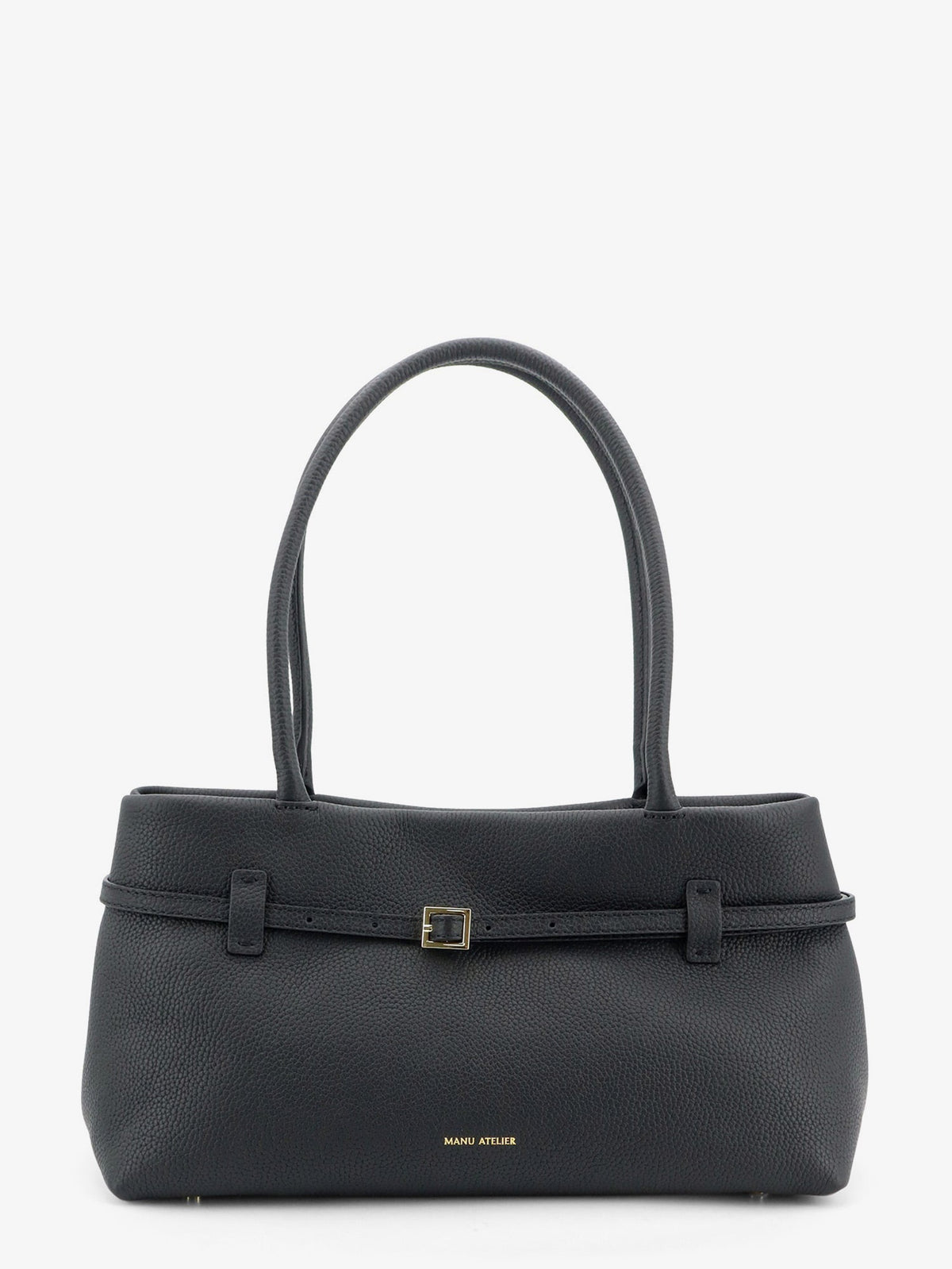 Manu Atelier Le Cambon East West leather shoulder bag - Black