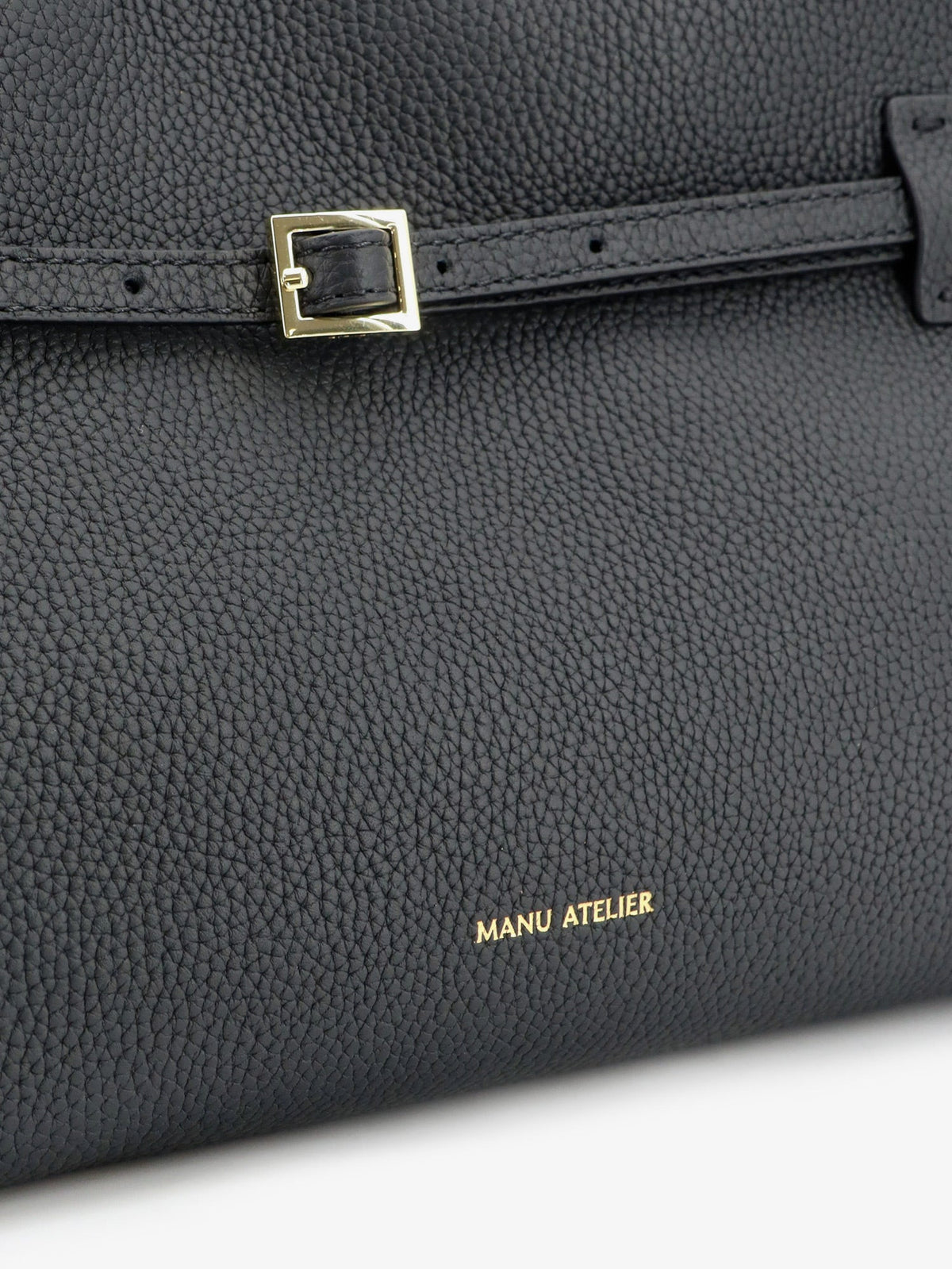 Manu Atelier Le Cambon East West leather shoulder bag - Black