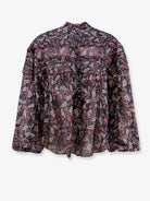 Marant Étoile Doane printed cotton shirt - Blackraspberry