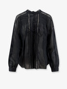 Marant Étoile Polda viscose and linen shirt - Black