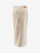 Marant Étoile Odalie corduroy skirt - Ecru