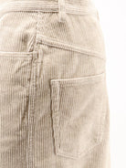 Marant Étoile Odalie corduroy skirt - Ecru