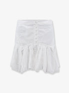 Marant Étoile Daneen organic cotton and viscose skirt - White