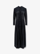 Marant Étoile Lonie cotton chemisier dress - Black