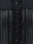 Marant Étoile Lonie cotton chemisier dress - Black