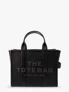 Marc Jacobs Leather shoulder bag with logo on the front - Black