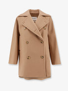 Max Mara Asturie1234 oversize virgin wool and cashmere coat - Beige