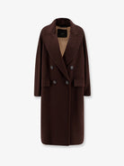 Max Mara Angus cashmere and alpaca coat - Marrone