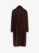 Max Mara Angus cashmere and alpaca coat - Marrone
