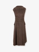 Max Mara Boario sleeveless alpaca blend coat - Marrone Bronzo