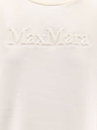 Max Mara Berma cotton and silk sweatshirt - Bianco