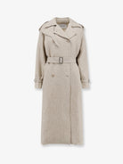 Max Mara Mxspedaggi linen trench - Sabbia