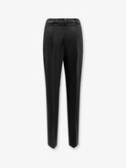 Max Mara Mxmgiglio virgin wool trousers - Nero