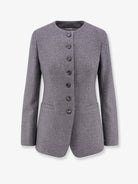 Max Mara Mxmfalla cashmere blazer - Grigio