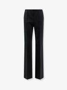 Max Mara Mxmorata stretch virgin wool trousers - Nero