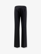 Max Mara Mxmorata stretch virgin wool trousers - Nero