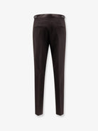 Max Mara Mxmacino stretch virgin wool trousers - Ebano