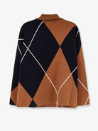 Max Mara Mxmsala argyle pattern virgin wool sweater - Cuoionero