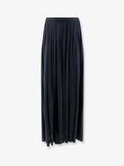 Max Mara MXMLivrea pleated jersey long skirt - Blumarino