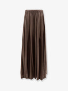 Max Mara MXMLivrea pleated jersey long skirt - Cacha'Scuro