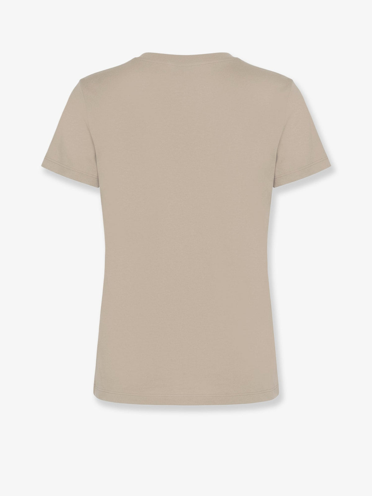 Max Mara Papaia cotton t-shirt with Monogram - Roccia