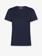 Max Mara Papaia cotton t-shirt with Monogram - Blumarino
