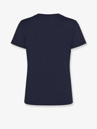 Max Mara Papaia cotton t-shirt with Monogram - Blumarino