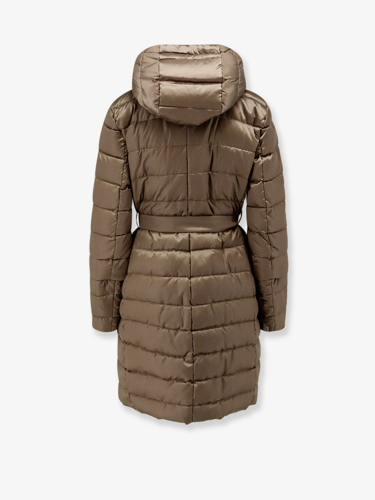Max Mara The Cube Novef reversible water-repellent satin down jacket - Argilla