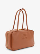 Miu Miu Beau leather handbag - Cognac
