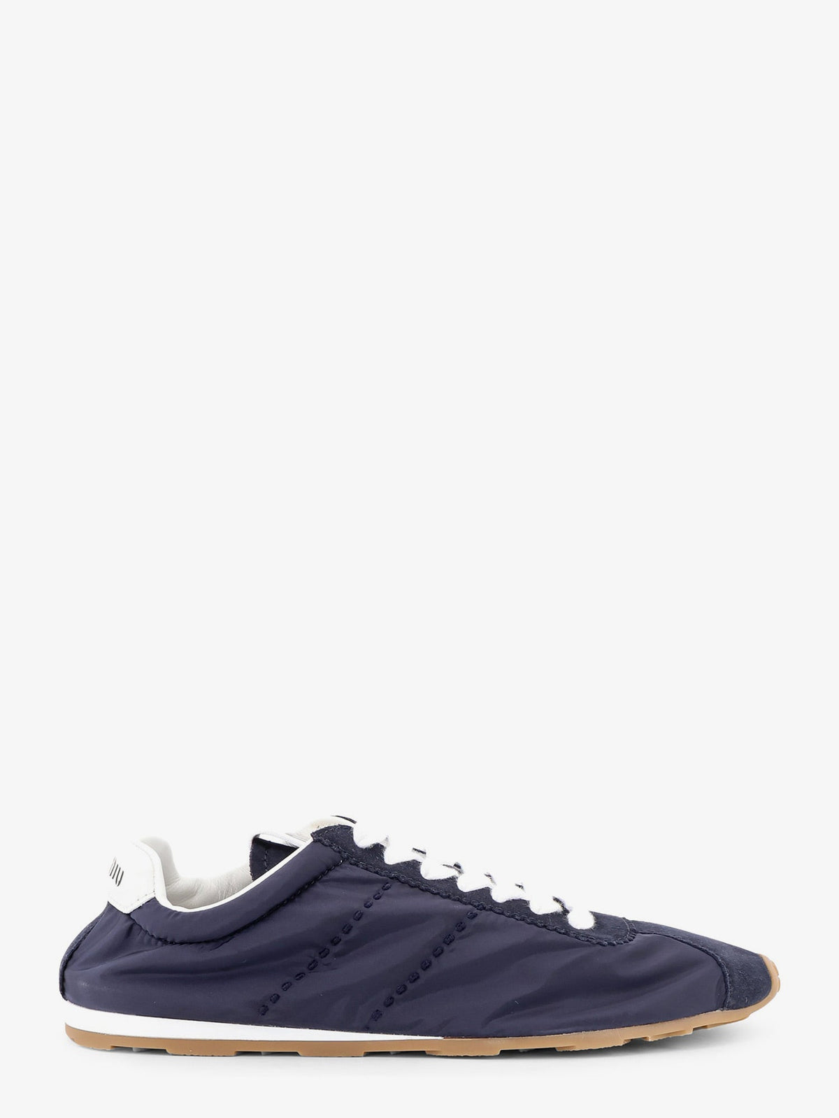 Miu Miu Nylon and suede sneakers - Bleu