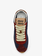 Miu Miu Nylon sneakers with suede inserts - Blubordeaux