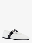 Miu Miu Mesh fabric ballerinas - Bianco