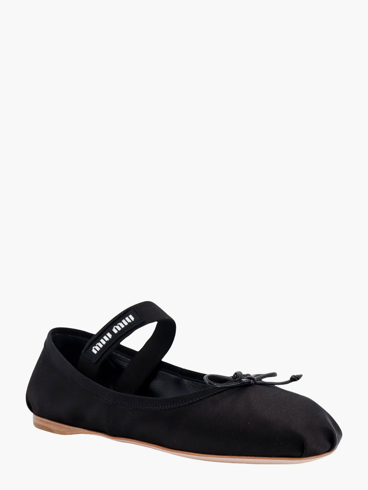 Miu Miu Satin ballet flats - Nero
